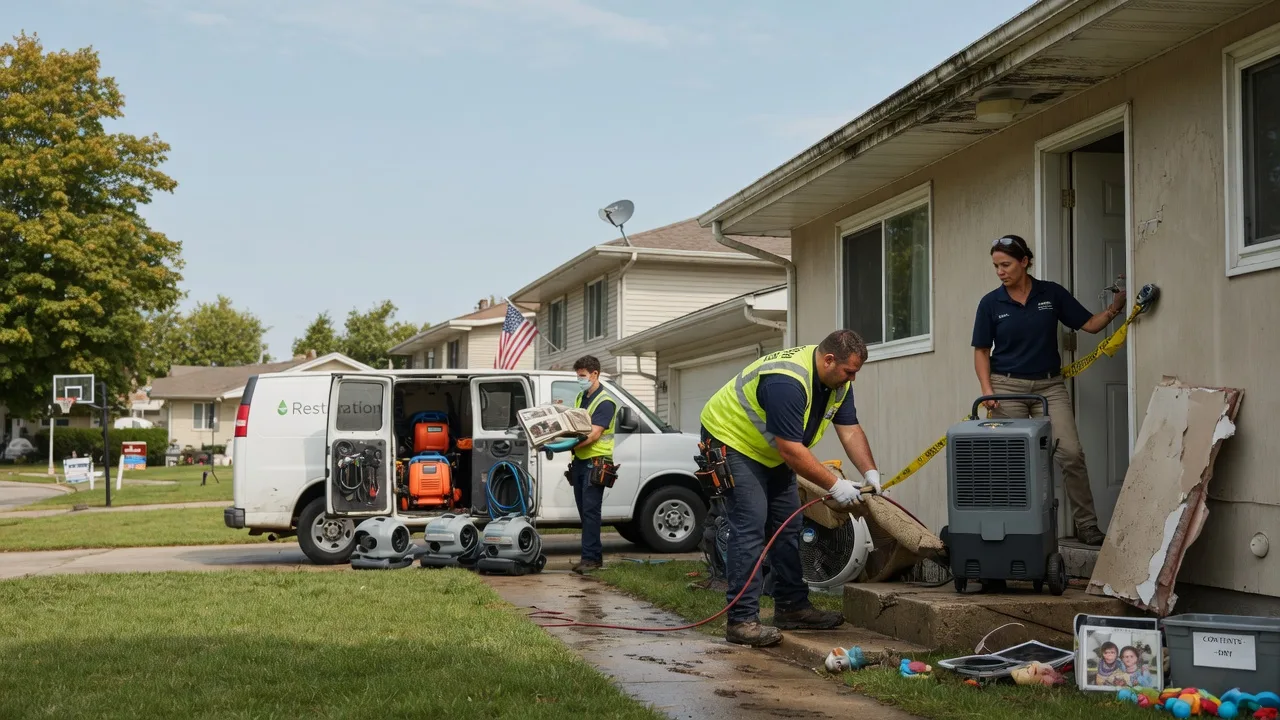 Water Damage Restoration in Shorewood, IL near me